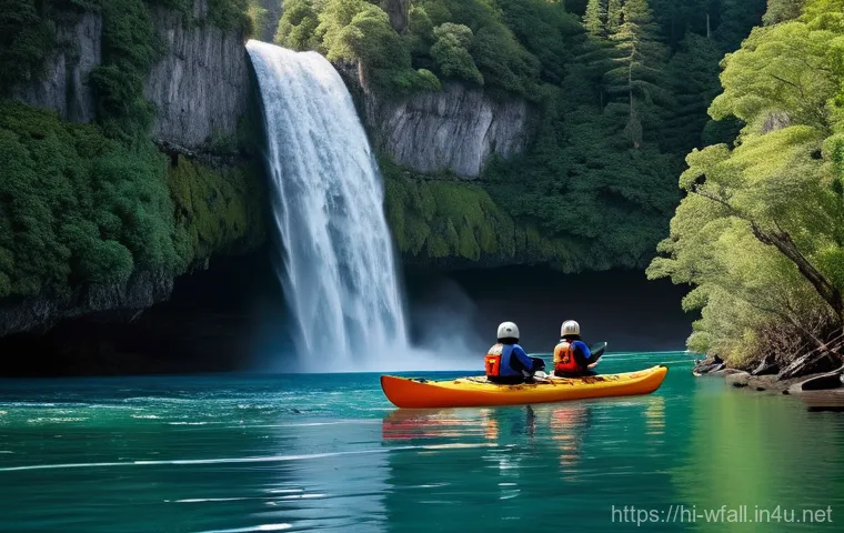 폭포에서 서핑 가능한 곳 - **Prompt 1: The Apex of the Descent**
    "A male or female waterfall surfer in a dynamic, action sh...