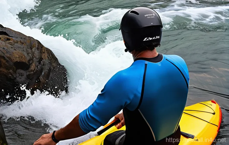 폭포에서 서핑 가능한 곳 - **Prompt 2: Majestic Waterfall and Team Preparation**
    "A group of diverse, experienced waterfall...