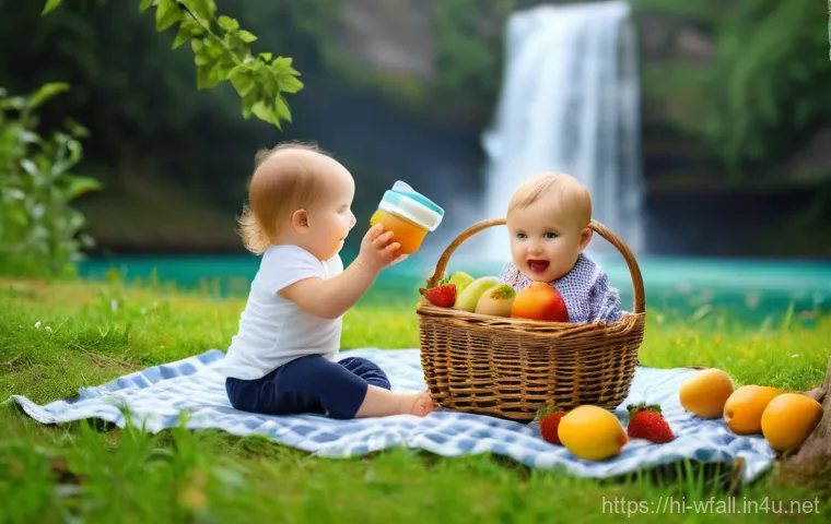 폭포 근처 레스토랑 추천 - **Prompt:** "A group of diverse friends, all appropriately dressed in hiking gear, gather around a s... 폭포 근처 레스토랑 추천 - **Prompt:** "A group of diverse friends, all appropriately dressed in hiking gear, gather around a s...