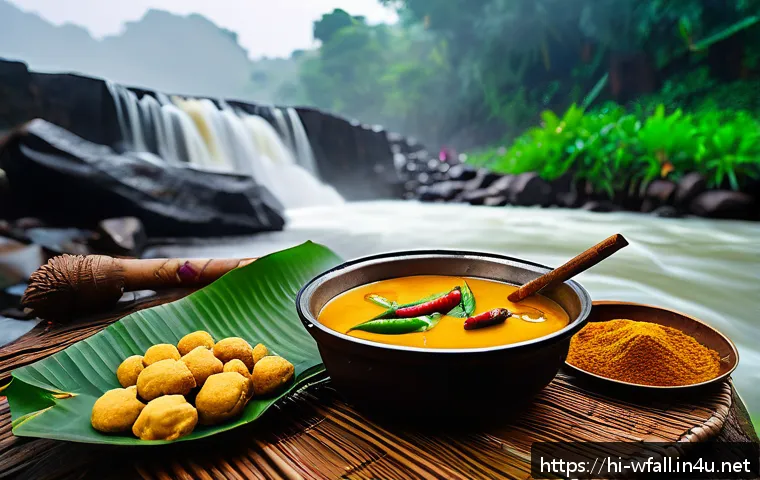 폭포 주변에서 먹을 수 있는 특산물 관련 이미지 1